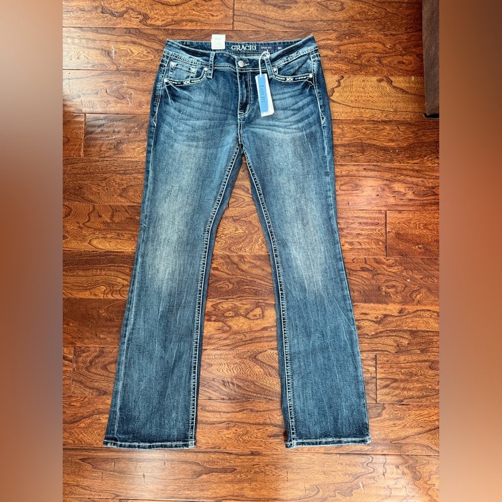 Grace in LA Dark Blue Jeans